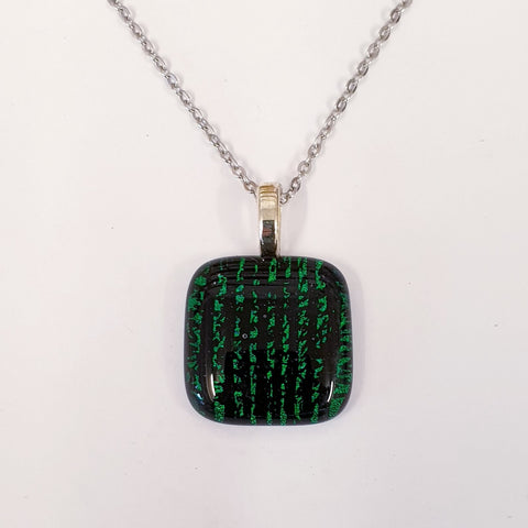 Inspired by The Matrix design dichroic pendant.