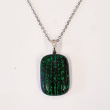 Inspired by The Matrix design dichroic pendant.